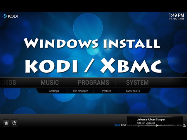 xbmc kodi download for windows