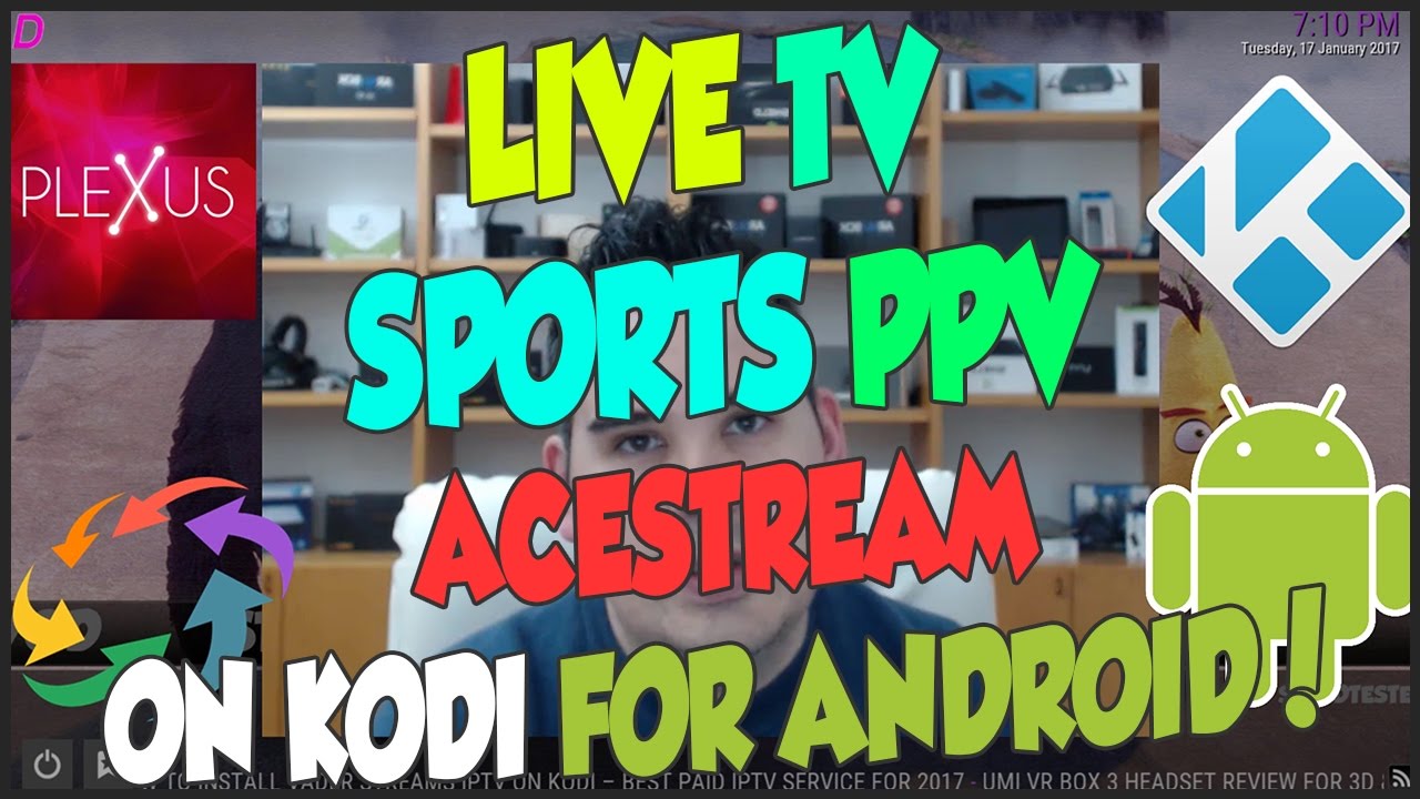 WATCH ANY LIVE SPORTS MATCHES EVENTS PPV ON KODI WITH ACESTREAM FOR