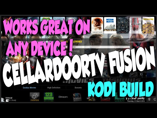 CellarDoorTV Fusion Best KODI Build For Any Device Adult XXX