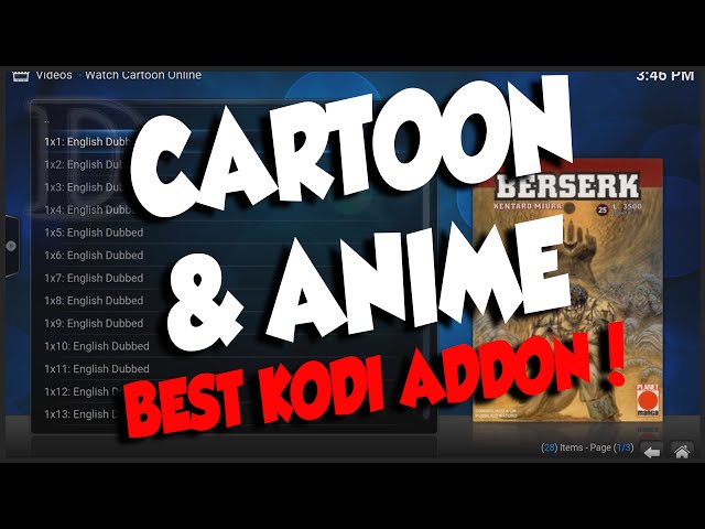 kodi watch anime dubbed