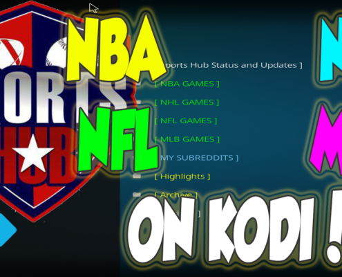 Watch NBA NFL NHL MLB on KODI