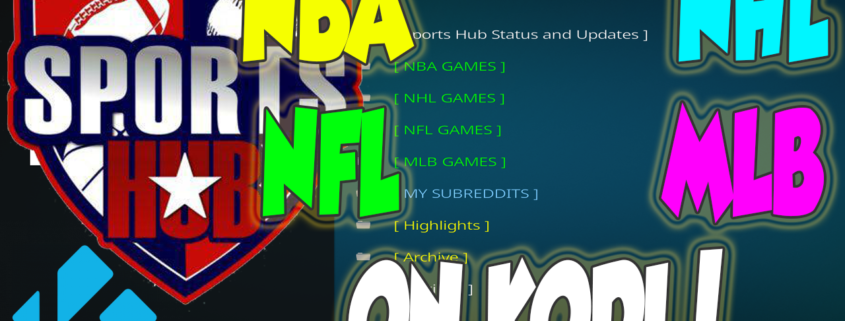 Watch NBA NFL NHL MLB on KODI