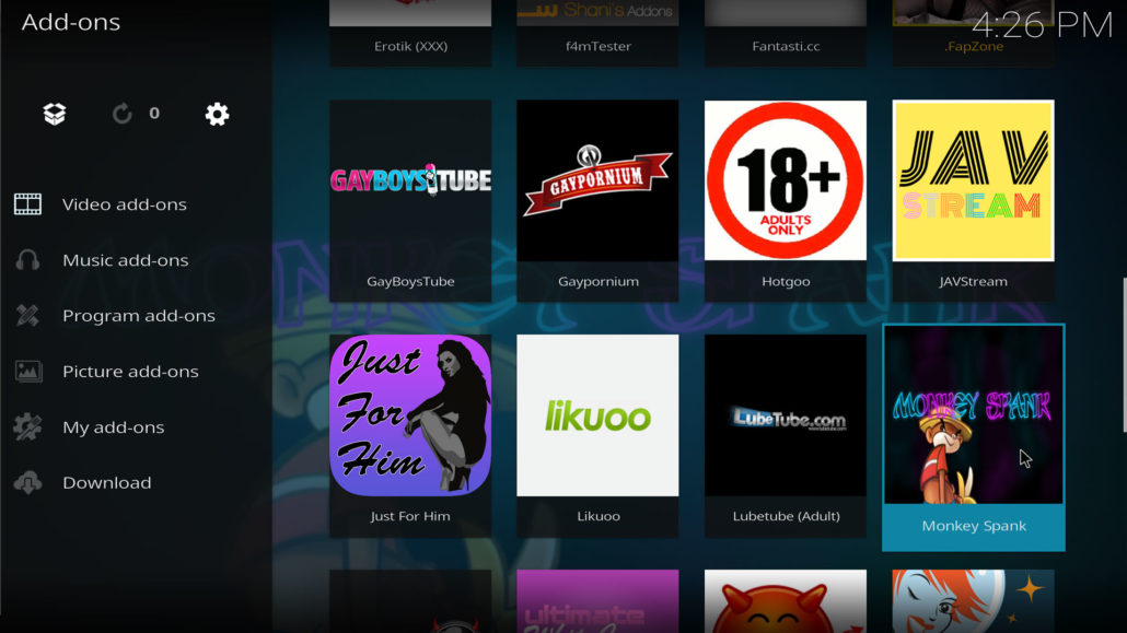 best porn addon for kodi