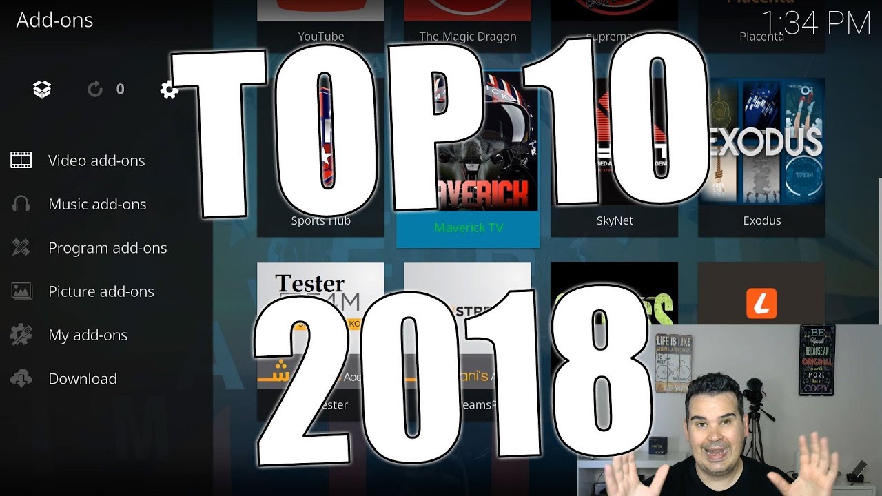 Top 10 KODI Addons 2018 Dimitrology