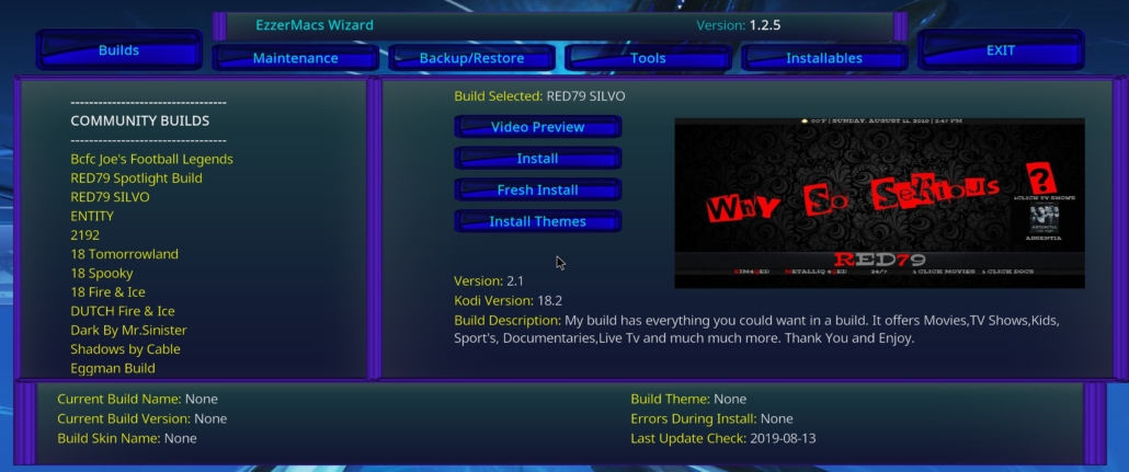 RED79 KODI Build Wizard