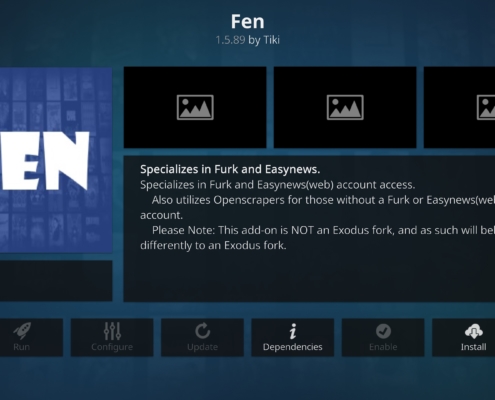 How to install FEN addon on KODI