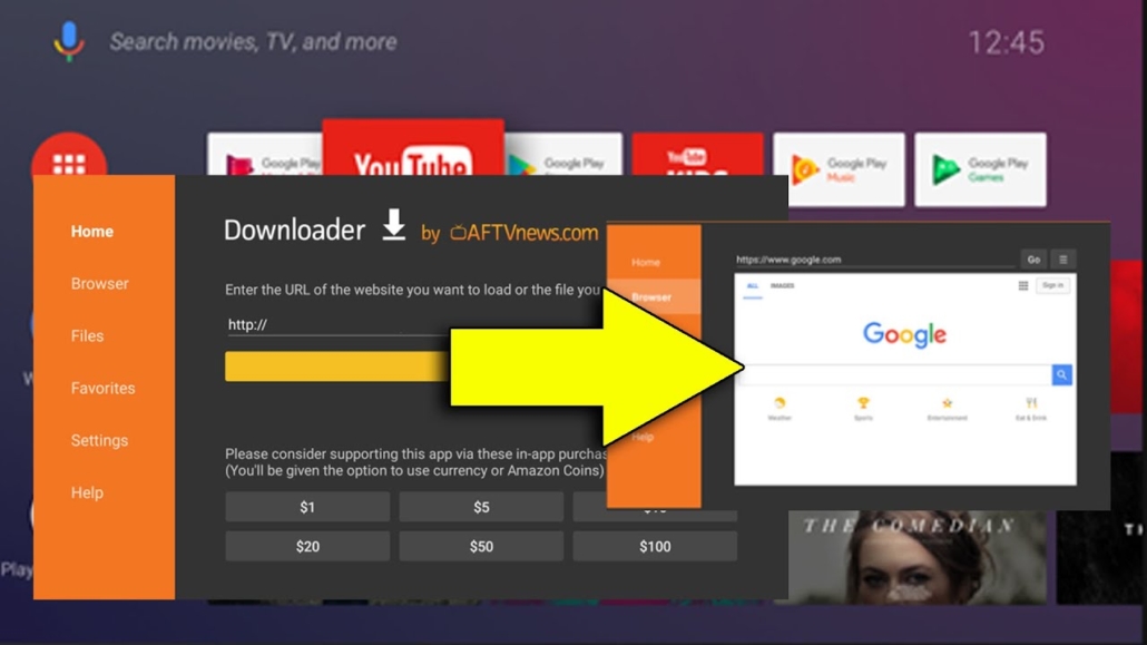 How To Install Downloader App And Browser Plugin On Android TV - Dimitrology