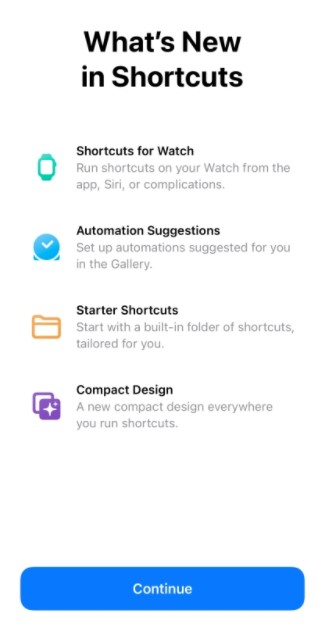 What's new shortcuts iOS 14