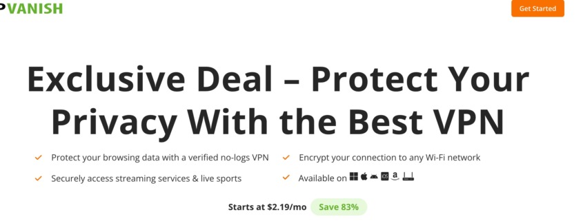 Exclusive IPVanish Deal Promotion