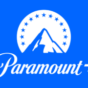 Paramount Plus Free Tier Secure Streaming A high-tech digital display showing streaming entertainment protected by a secure VPN shield symbol.